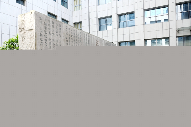 ④駐足法治文化墻前了解法院文化.jpg